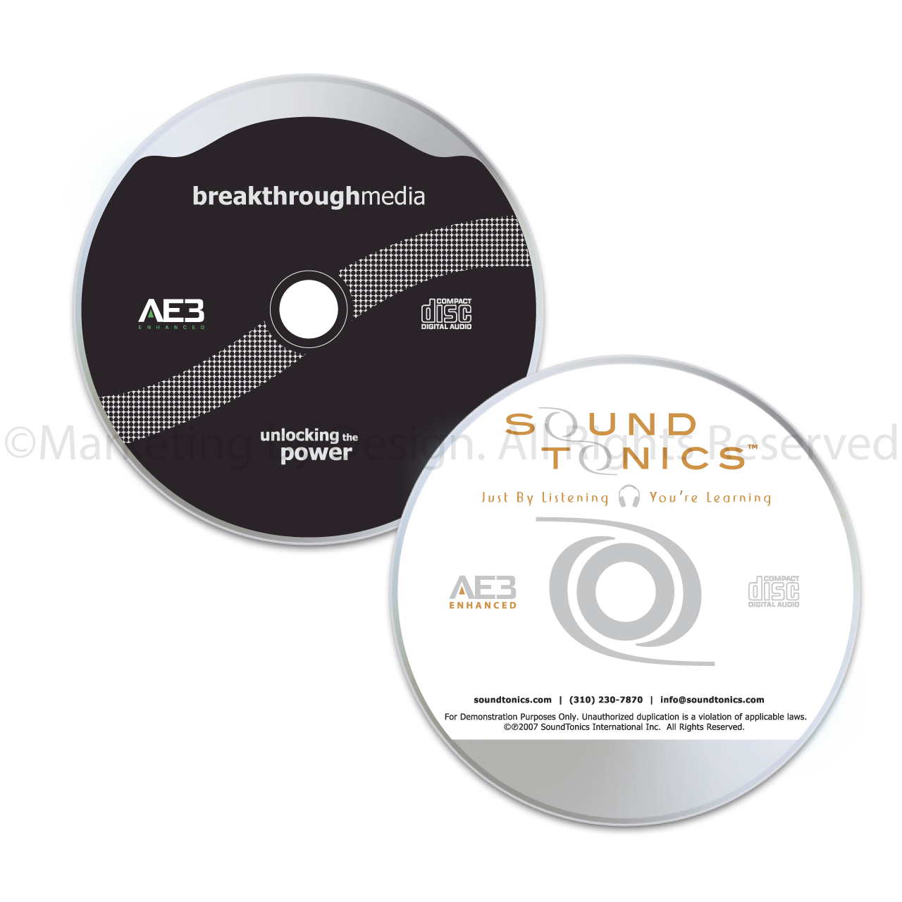 Marketing by Design | Breakthrough Sessions/Soundtonics Compact Discs