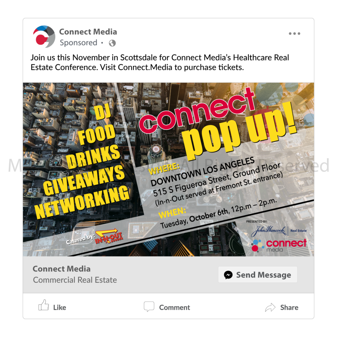 Connect Media PopUp Event Post