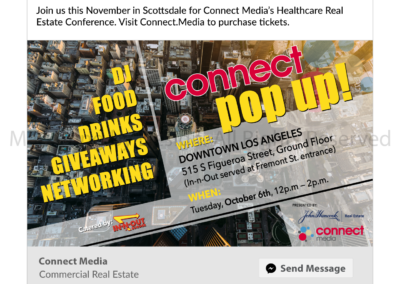 Connect Media PopUp Event Post