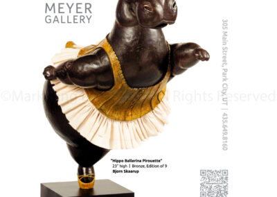 Meyer Gallery Hippo Ballerina Ad
